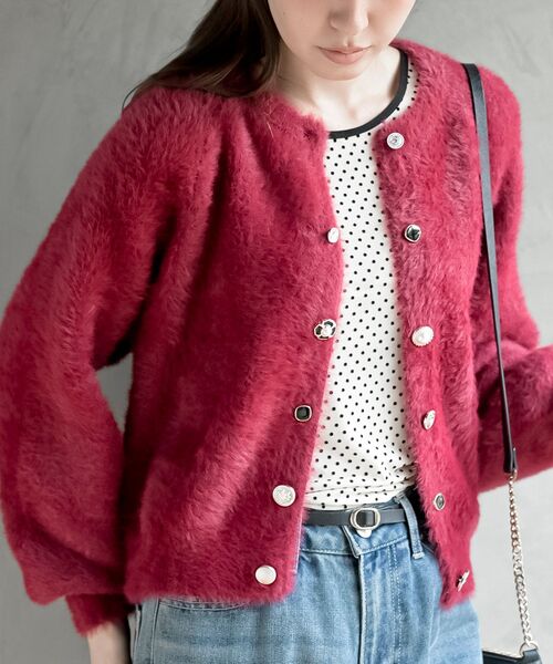 Innocentworld(イノセントワールド) カーディガン ボレロ ボルドー Innocentworld(イノセントワールド) カーディガン ボレロ ボルドー