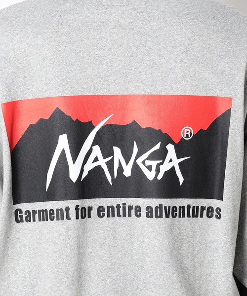 NANGA(ナンガ)の「NANGA×GrandPARK/ナンガ×グランドパーク別注バックプリントドローコードロングスリーブTシャツ(Tシャツ/カットソー・メンズ・グレー/ホワイト/ブラック・LARGE/MEDIUM/SMALL)」の20枚目の写真