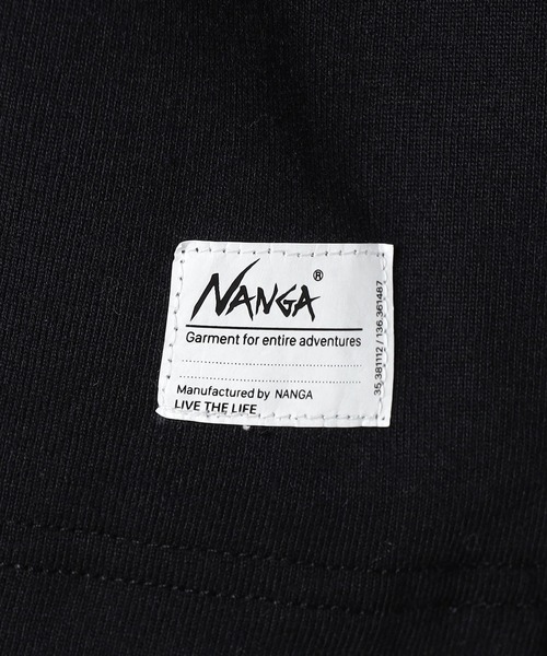 NANGA(ナンガ)の「NANGA×GrandPARK/ナンガ×グランドパーク別注バックプリントドローコードロングスリーブTシャツ(Tシャツ/カットソー・メンズ・グレー/ホワイト/ブラック・LARGE/MEDIUM/SMALL)」の10枚目の写真