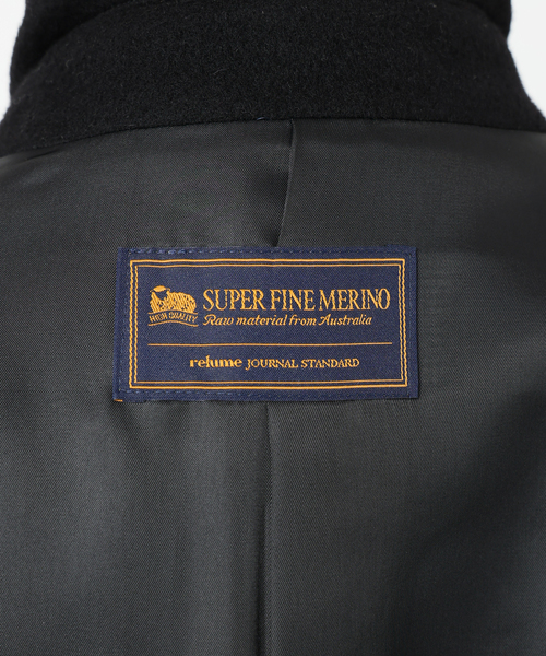 JOURNAL STANDARD relume(ジャーナルスタンダード レリューム)の「《追加》スーパーファインビーバーチェスターコート(チェスターコート・レディース・チャコールグレー/ブラック・38/36)」の18枚目の写真