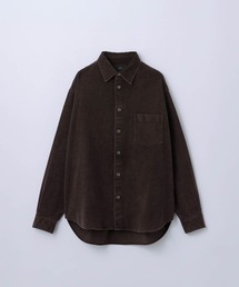 SLICK | 【SLICK/スリック】Sulfur-Dyed Corduroy Regular Shirt/サルファーダイコーデュロイレギュラーカラーシャツ / ヴィンテージ(シャツ/ブラウス)