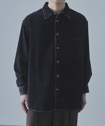 SLICK（スリック）の「【SLICK/スリック】Sulfur-Dyed Corduroy Regular Shirt/サルファーダイコーデュロイレギュラーカラーシャツ / ヴィンテージ（シャツ/ブラウス・メンズ）」