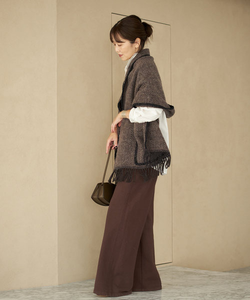 plage(プラージュ)の「LAPUAN KANKURIT / ラプアンカンクリ POCKET SHAWL MARIA ショール(ストール/ショール・レディース・ブラウン・FREE)」の13枚目の写真