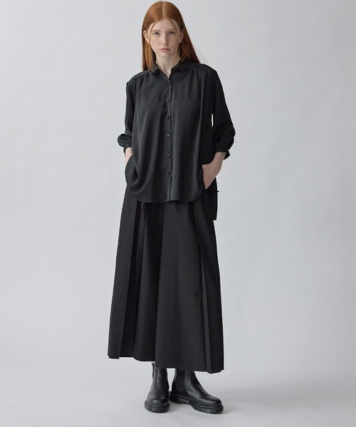 ATSURO TAYAMA(アツロウタヤマ)の「タックフレアパンツ(その他パンツ・レディース・グレー/ブラック・M/L)」の14枚目の写真