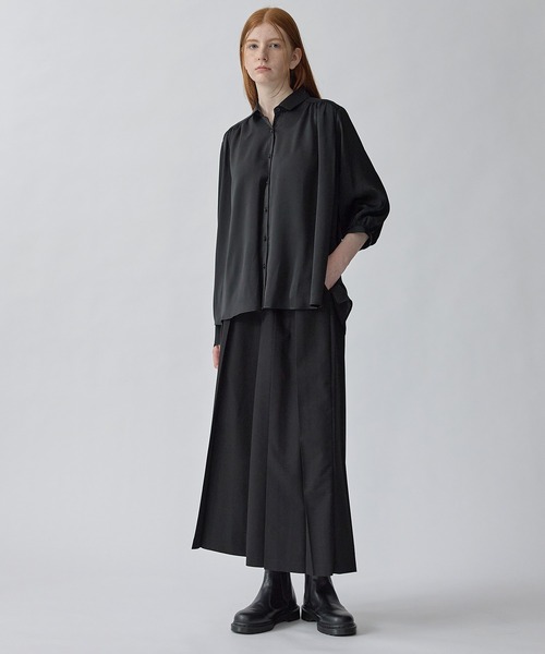 ATSURO TAYAMA(アツロウタヤマ)の「タックフレアパンツ(その他パンツ・レディース・グレー/ブラック・M/L)」の15枚目の写真