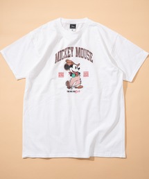 JUGLANS（ユグランス）の「【Disney】カウボーイ ミッキー グーフィー プリント/半袖Tシャツ/ディズニー（Tシャツ/カットソー）」