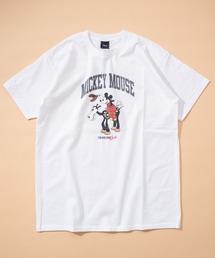 【Disney】カウボーイ ミッキー グーフィー プリント/半袖Tシャツ/ディズニー