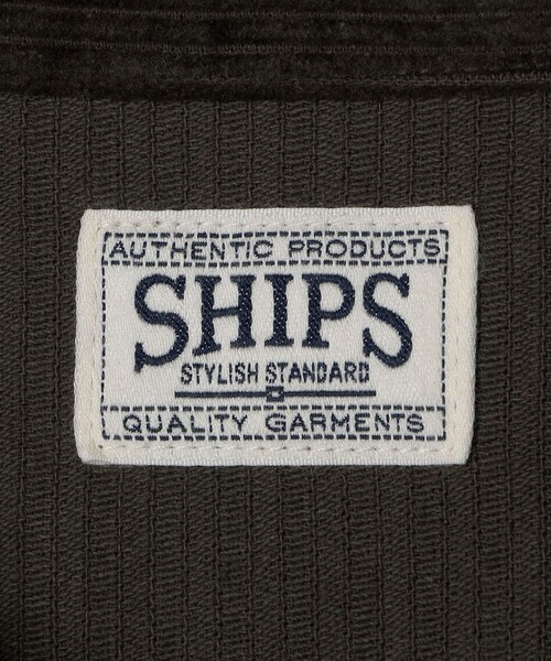 SHIPS（シップス）の「SHIPS: AUTHENTIC ダブルポケット コーデュロイ シャツ アウター（その他アウター・メンズ・ダークグレー/ネイビー/ブラウン・SMALL/MEDIUM/LARGE/X-LARGE）」の10枚目の写真
