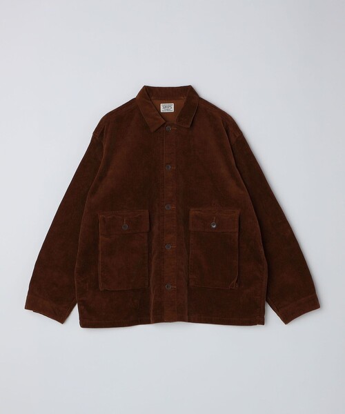 SHIPS（シップス）の「SHIPS: AUTHENTIC ダブルポケット コーデュロイ シャツ アウター（その他アウター・メンズ・ダークグレー/ネイビー/ブラウン・SMALL/MEDIUM/LARGE/X-LARGE）」の14枚目の写真