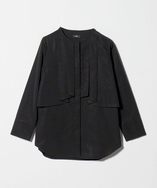 M・fil＞プリーツ ヨーク グログラン ブラウス（シャツ/ブラウス）｜M