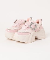 「YOSUKE/ヨースケ」厚底ビジューバックルスニーカー