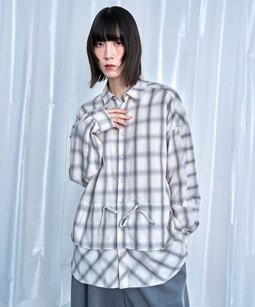 【Nora Lily】Fake Layered Shirt