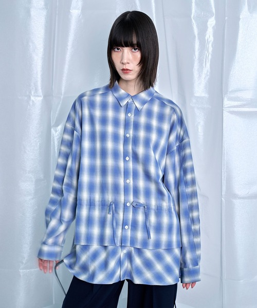 セール】【Nora Lily】Fake Layered Shirt（シャツ/ブラウス）｜Nora