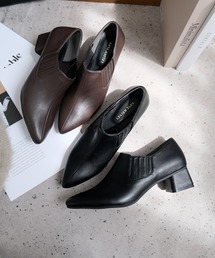 AmiAmi（アミアミ）の「サイドゴアブーティ/ポインテッドトゥブーツ（ブーツ）」