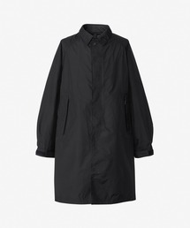 美品/防水　ノースフェイス　ステンカラーコート　フード　ロゴ刻印　黒　ブラック THE NORTH FACE PURPLE LABEL（ザ・ノース・フェイス パープル