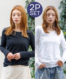 専用様　コズ　カットソーTシャツ２枚（長袖） カットソー Tシャツ ロンT 長袖Tシャツ メンズ 秋 冬 フェイク