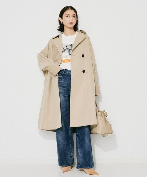 UNTITLED(アンタイトル)の「【TICCA】テントトレンチコート(トレンチコート・レディース・ベージュ・02)」の5枚目の写真