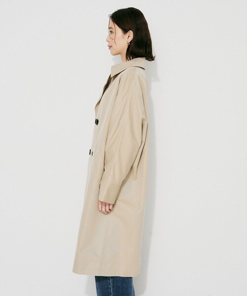 UNTITLED(アンタイトル)の「【TICCA】テントトレンチコート(トレンチコート・レディース・ベージュ・02)」の8枚目の写真