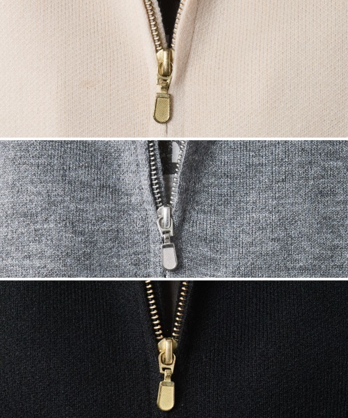 CHIC STYLE（シックスタイル）の「ジップアップニットフーディ＜大きいサイズ有＞シックスタイル（パーカー・レディース・アイボリー/グレー/ブラック・L/M/5L/4L/3L/LL）」の19枚目の写真