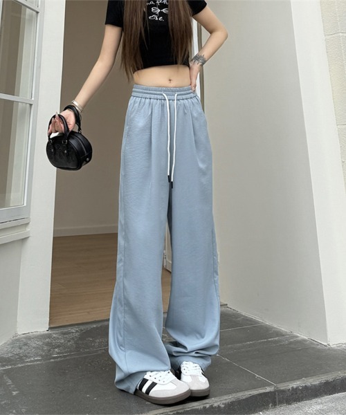 ReRe(リリ)の「カジュアルワイドパンツ(その他パンツ・レディース・ピンク/ブラック/ブルー/ベージュ・MEDIUM)」の8枚目の写真