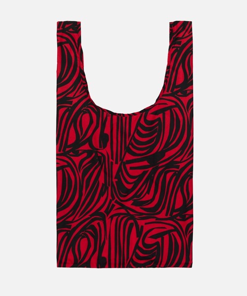 marimekko(マリメッコ)の「Jokuraita / Smartbag(エコバッグ/サブバッグ・レディース・ブラック/レッド・FREE)」の10枚目の写真