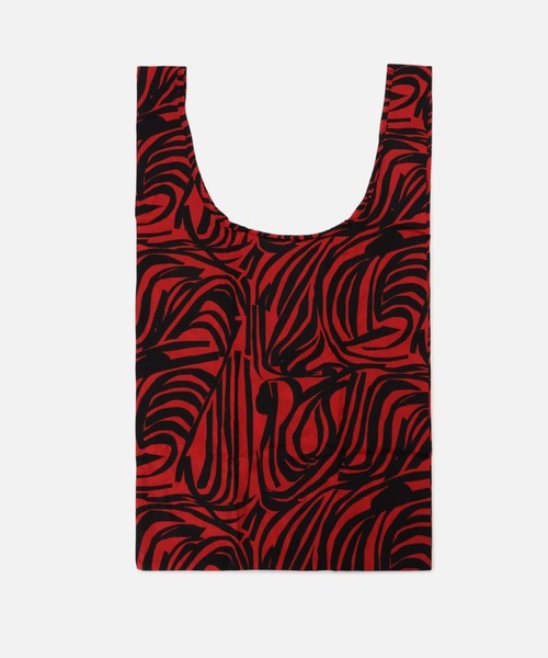 marimekko(マリメッコ)の「Jokuraita / Smartbag(エコバッグ/サブバッグ・レディース・ブラック/レッド・FREE)」の14枚目の写真