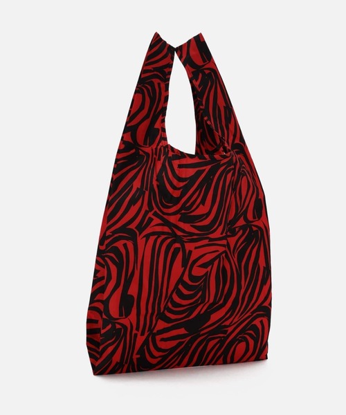marimekko(マリメッコ)の「Jokuraita / Smartbag(エコバッグ/サブバッグ・レディース・ブラック/レッド・FREE)」の12枚目の写真