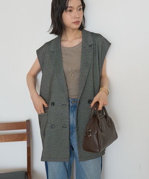 セール】テーラードミドル丈ジレ（ベスト）｜AMERICAN HOLIC