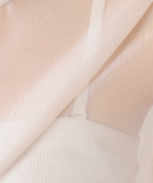 セール】《追加》パールシアープリーツカフスブラウス（シャツ