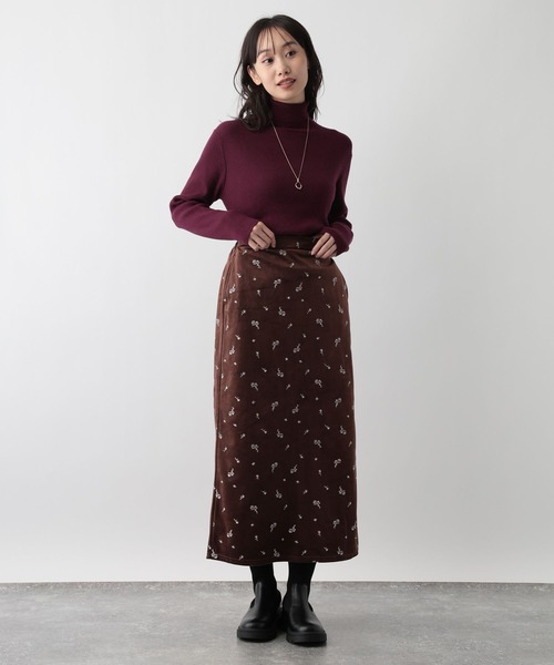 FOUND GOOD（ファウンドグッド）の「メンカシミヤリブタートルニット（ニット/セーター・レディース・ブラック/グレー系2/レッド系8/ベージュ・L/M）」の17枚目の写真