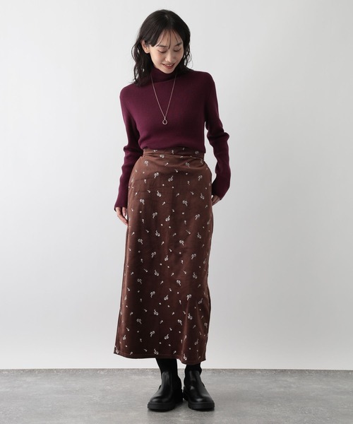 FOUND GOOD（ファウンドグッド）の「メンカシミヤリブタートルニット（ニット/セーター・レディース・ブラック/グレー系2/レッド系8/ベージュ・L/M）」の18枚目の写真