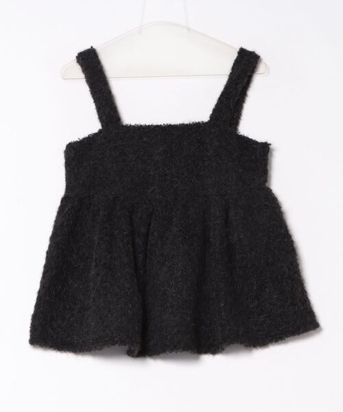 STYLEBLOCK（スタイルブロック）の「ブークレーシャギーペプラムキャミソール（シャツ/ブラウス・レディース・グレー/アイボリー/グレイッシュベージュ/ブラック・M）」の2枚目の写真