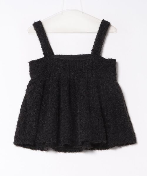STYLEBLOCK（スタイルブロック）の「ブークレーシャギーペプラムキャミソール（シャツ/ブラウス・レディース・グレー/アイボリー/グレイッシュベージュ/ブラック・M）」の5枚目の写真
