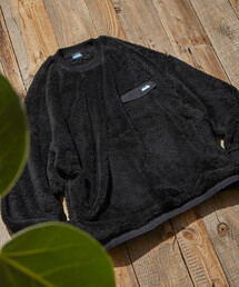 FREAK'S STORE（フリークスストア）の「限定展開 KAVU×FREAK'S STORE/カブー 別注 ナイロン切り替え シャギーフリース クルーネックプルオーバー / ヘムコード（その他トップス・メンズ）」