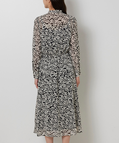 NARACAMICIE（ナラカミーチェ）の「【NARACAMICIE】レース×ラメドットワンピース（ワンピース・レディース・ブラック・M）」の4枚目の写真