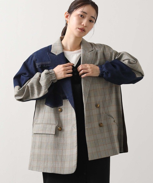 AULA AILA(アウラアイラ)の「AULAデニムチェックコンビ(その他アウター・レディース・チェック・FREE)」の20枚目の写真