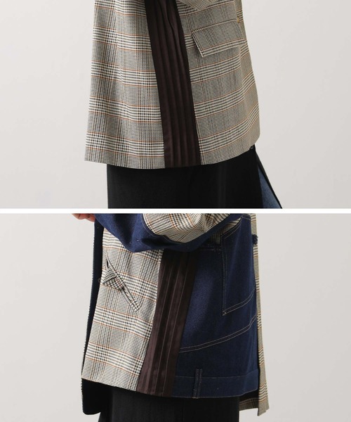 AULA AILA(アウラアイラ)の「AULAデニムチェックコンビ(その他アウター・レディース・チェック・FREE)」の10枚目の写真