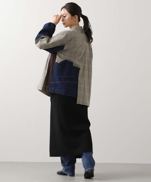 AULA AILA(アウラアイラ)の「AULAデニムチェックコンビ(その他アウター・レディース・チェック・FREE)」の16枚目の写真