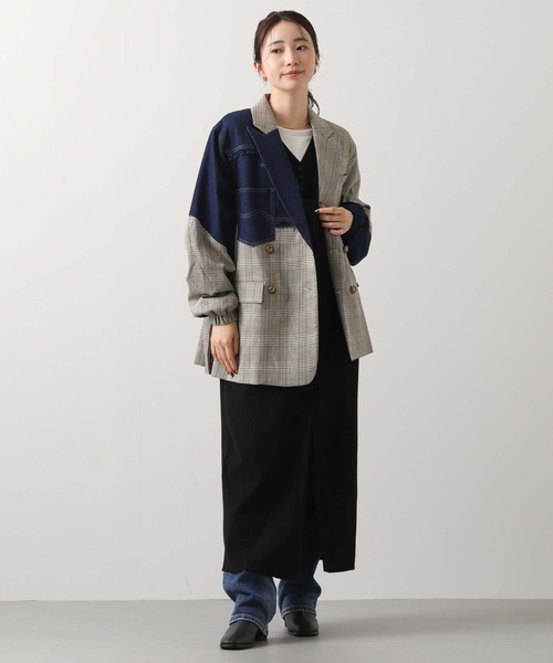 AULA AILA(アウラアイラ)の「AULAデニムチェックコンビ(その他アウター・レディース・チェック・FREE)」の18枚目の写真