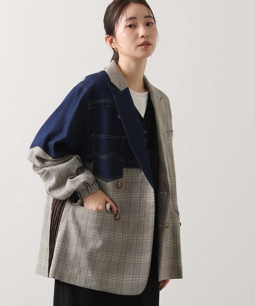 AULA AILA(アウラアイラ)の「AULAデニムチェックコンビ(その他アウター・レディース・チェック・FREE)」の19枚目の写真