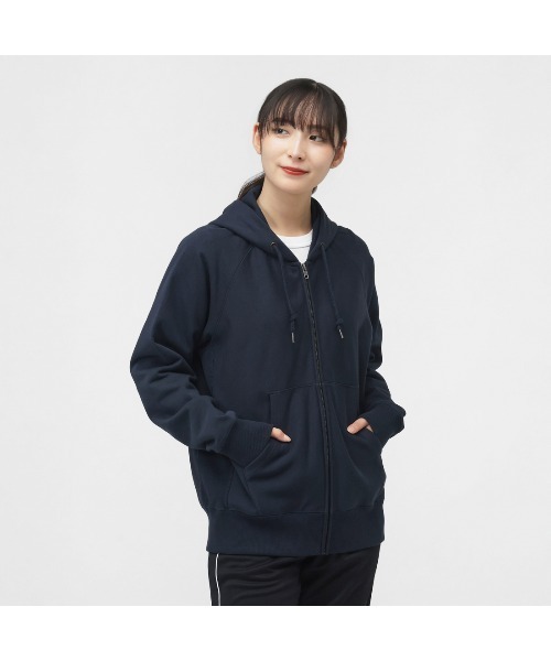 TIGORA（ティゴラ）の「ティゴラ TIGORA スウェットジップパーカー SOLOTEX(R)使用（パーカー・メンズ・ネイビー/ライトグレー/ブラック/オフホワイト・S/M/L/LL/3L/SS）」の12枚目の写真