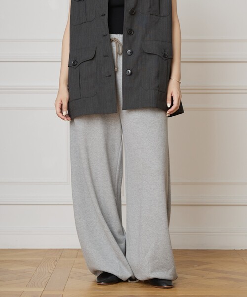 IENA LA BOUCLE(イエナラブークル)の「IENA LA BOUCLE スウェットパンツ(スウェットパンツ・レディース・チャコールグレー/ホワイト/ホワイト系その他・38/36)」の22枚目の写真