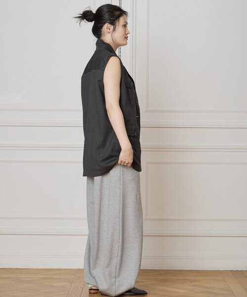 IENA LA BOUCLE(イエナラブークル)の「IENA LA BOUCLE スウェットパンツ(スウェットパンツ・レディース・チャコールグレー/ホワイト/ホワイト系その他・38/36)」の20枚目の写真