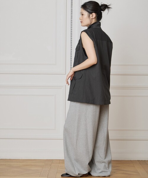 IENA LA BOUCLE(イエナラブークル)の「IENA LA BOUCLE スウェットパンツ(スウェットパンツ・レディース・チャコールグレー/ホワイト/ホワイト系その他・38/36)」の19枚目の写真