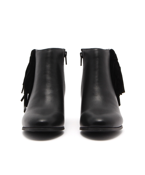 GLOBAL WORK（グローバルワーク）の「フリンジブーティ/707955（ブーティ・レディース・ベージュ/ブラック・LARGE/SMALL/MEDIUM）」の9枚目の写真