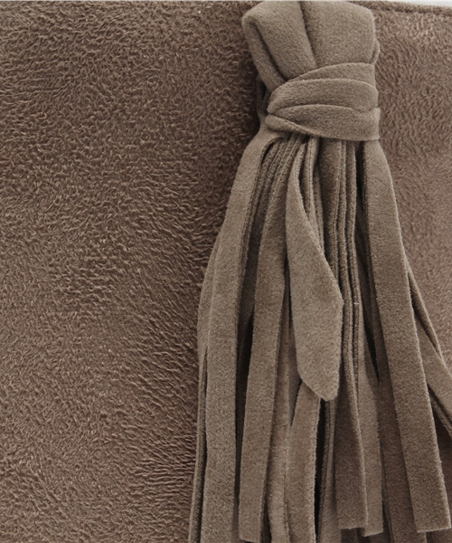 GLOBAL WORK（グローバルワーク）の「フリンジブーティ/707955（ブーティ・レディース・ベージュ/ブラック・LARGE/SMALL/MEDIUM）」の7枚目の写真