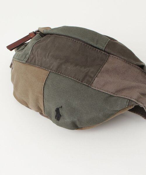POLO RALPH LAUREN（ポロ ラルフ ローレン）の「パッチワーク キャンバス ウエストポーチ（ボディバッグ/ウエストポーチ・メンズ・グリーン・ONE）」の3枚目の写真