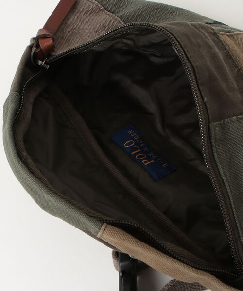POLO RALPH LAUREN（ポロ ラルフ ローレン）の「パッチワーク キャンバス ウエストポーチ（ボディバッグ/ウエストポーチ・メンズ・グリーン・ONE）」の2枚目の写真