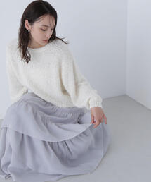 NATURAL BEAUTY BASIC（ナチュラルビューティーベーシック）の「◇【CLASSY.12月号掲載】ランダムティアードスカート（スカート・レディース）」