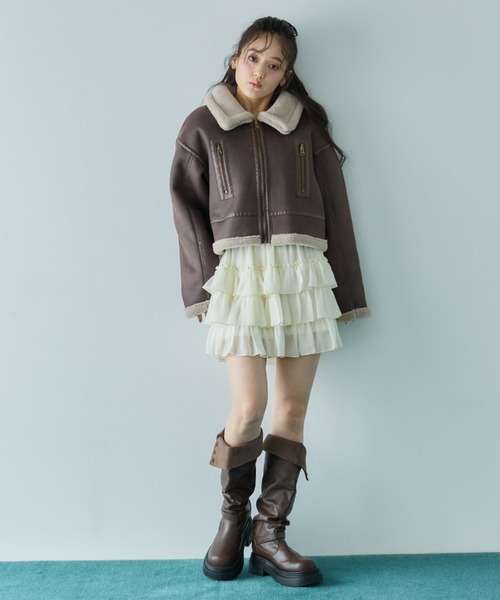 ムートンライダースジャケット／（ムートンコート）｜archives